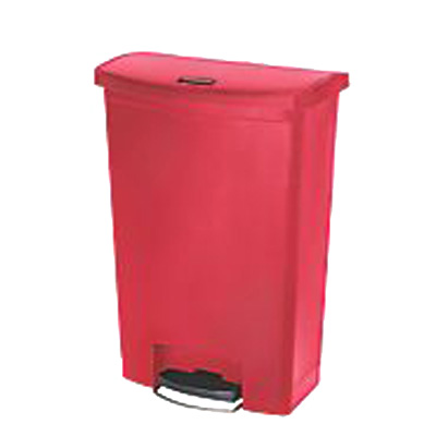 Rubbermaid, 1883570, Trash Receptacle, Indoor, 24 Gallon, Resin, Red
