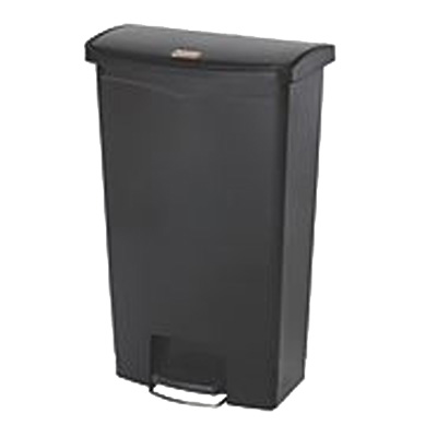 Rubbermaid, 1883613, Trash Receptacle, Indoor, 18 Gallon, Resin, Black