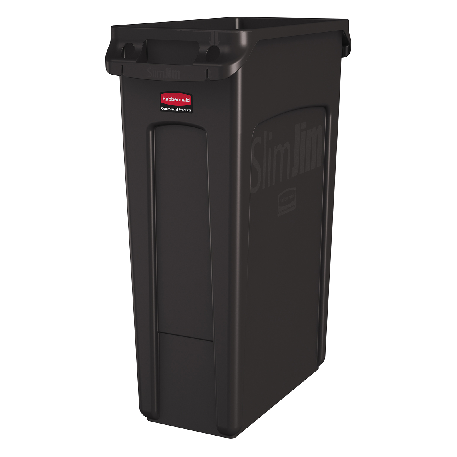 Rubbermaid, 1956187, Trash Receptacle, Indoor, 23 Gallon, Plastic, Brown