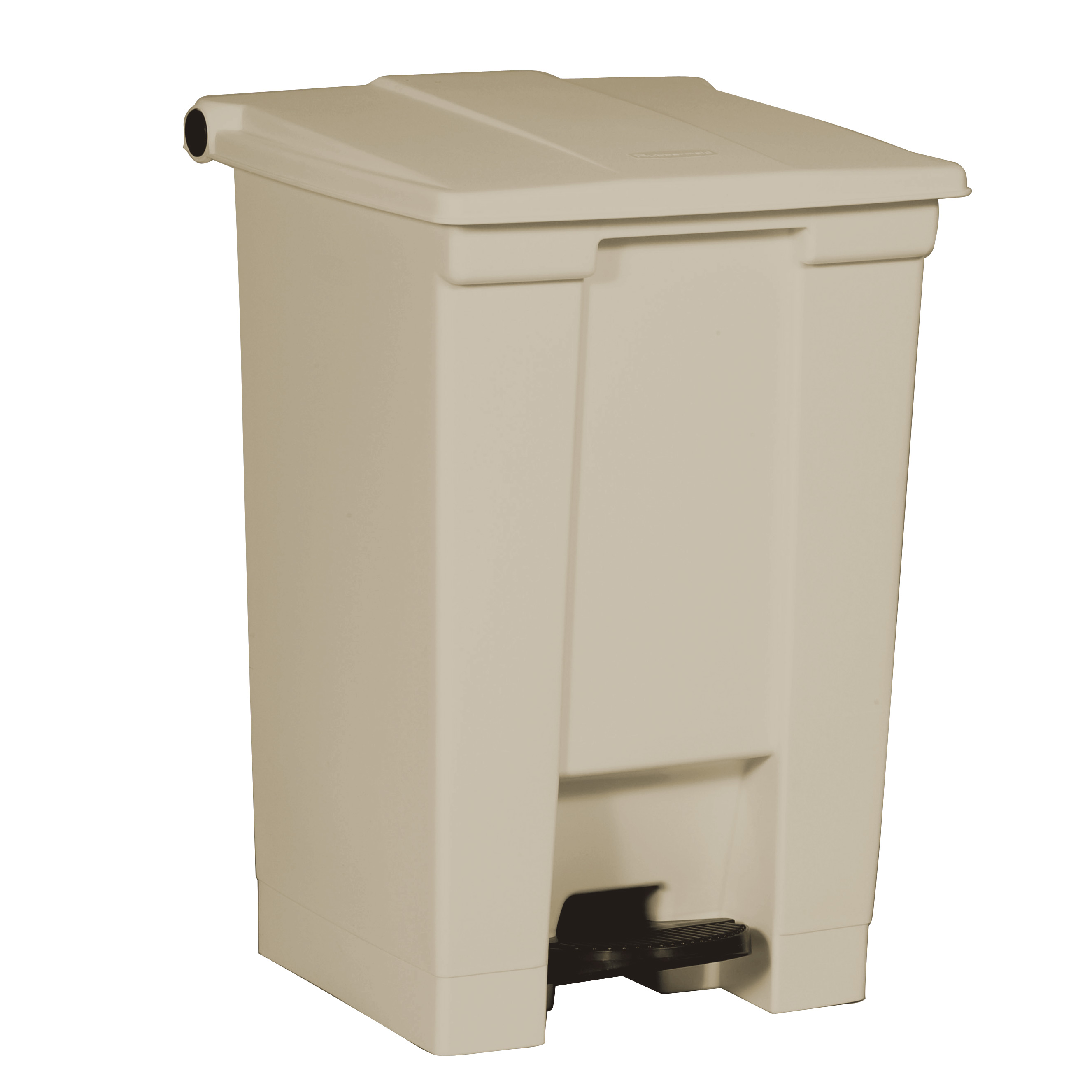 Rubbermaid, FG614400BEIG, Trash Receptacle, Indoor, 12 Gallon, Plastic, Beige