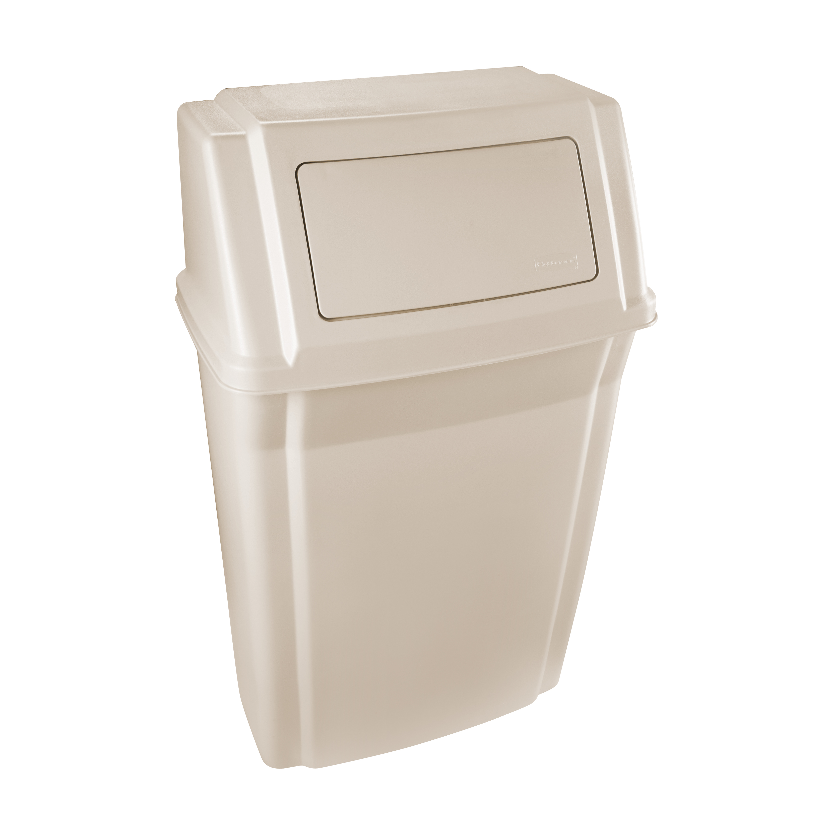 Rubbermaid, FG782200BEIG, Trash Receptacle, Indoor, 15 Gallon, Beige
