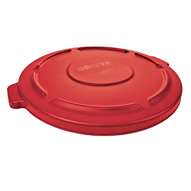 Rubbermaid, FG264560RED, Trash Receptacle Lid / Top, 44 Gallon, Plastic, Red