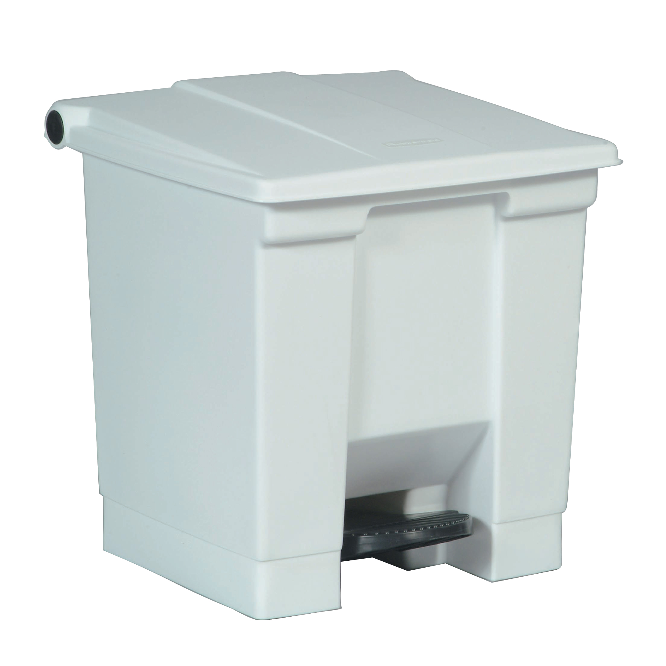 Rubbermaid, FG614300WHT, Trash Receptacle, Indoor, 8 Gallon, Plastic, White