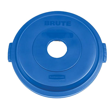 Rubbermaid, 1788376, Trash Receptacle Lid / Top, 32 Gallon, Blue