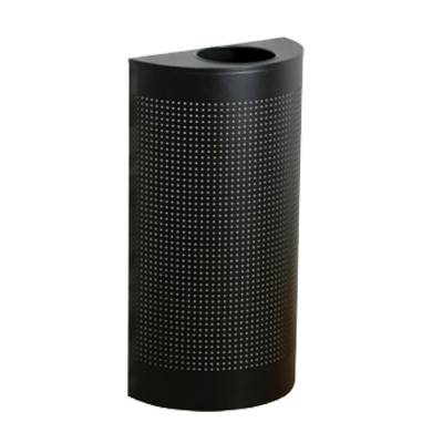 Rubbermaid, FGSH12EPLTBK, Trash Receptacle, Indoor, 12 Gallon, Plastic, Round