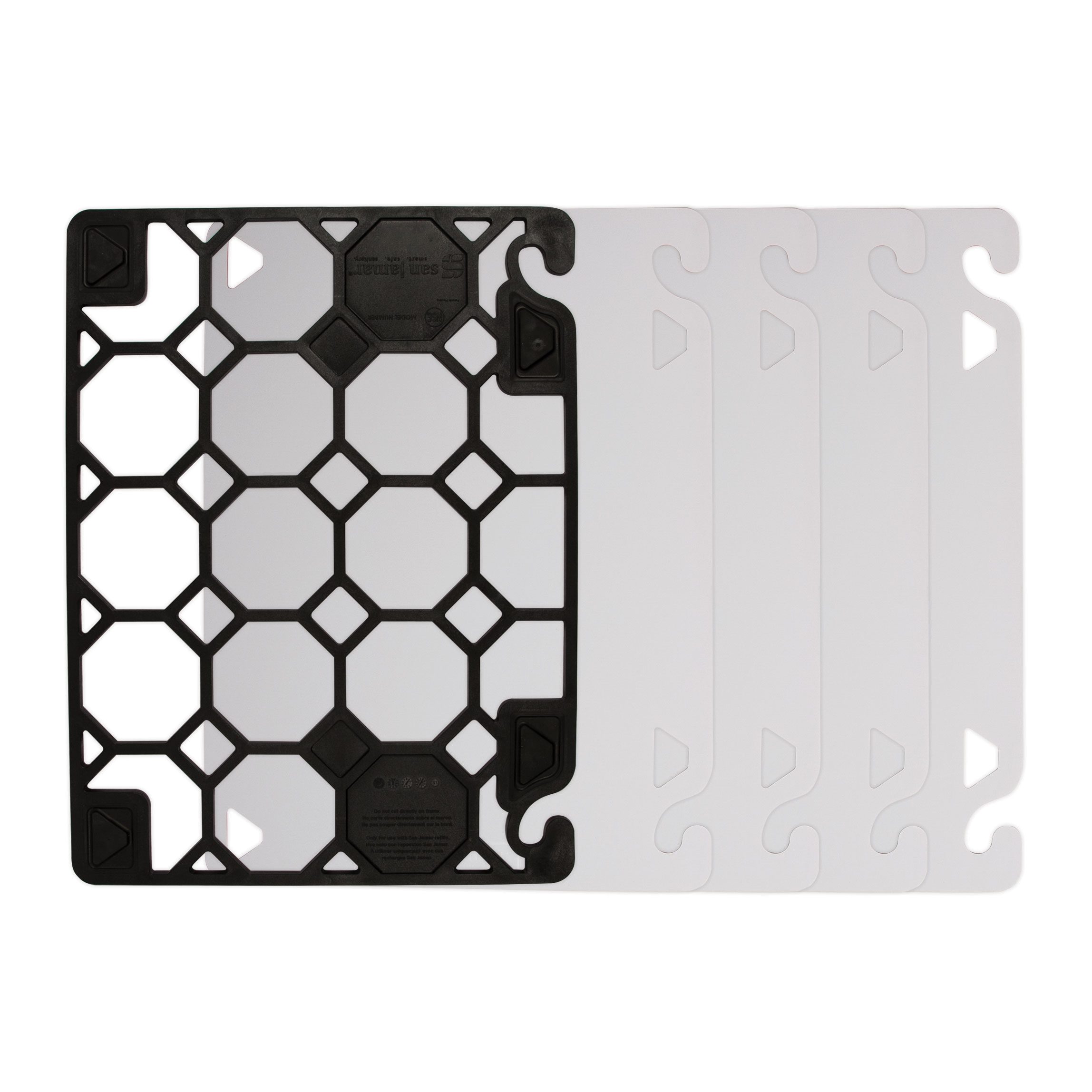 San Jamar, CBQGDK1824, Cutting Board, Plastic