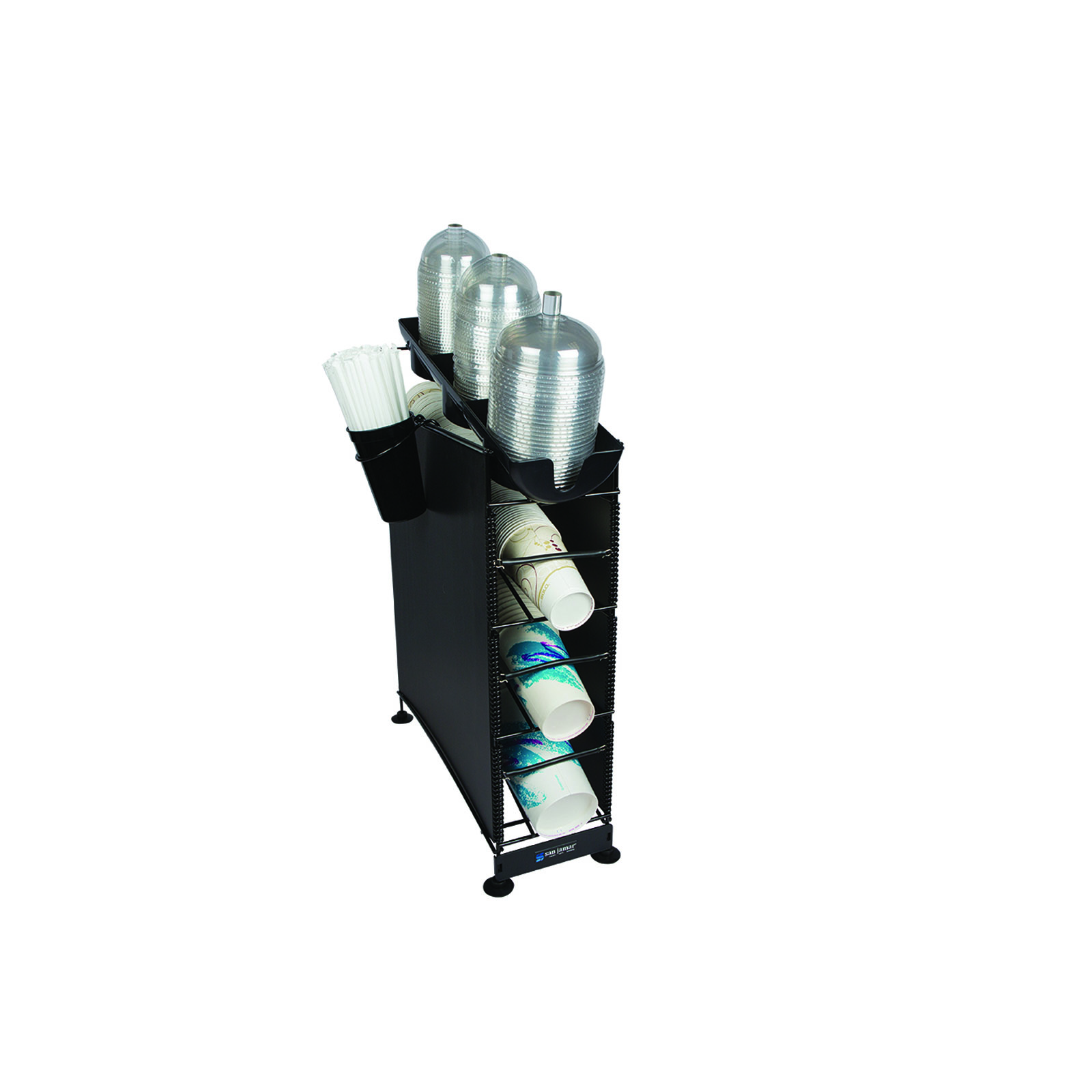 San Jamar ST500 Double-Sided Bulk 500 Capacity Clear Lid