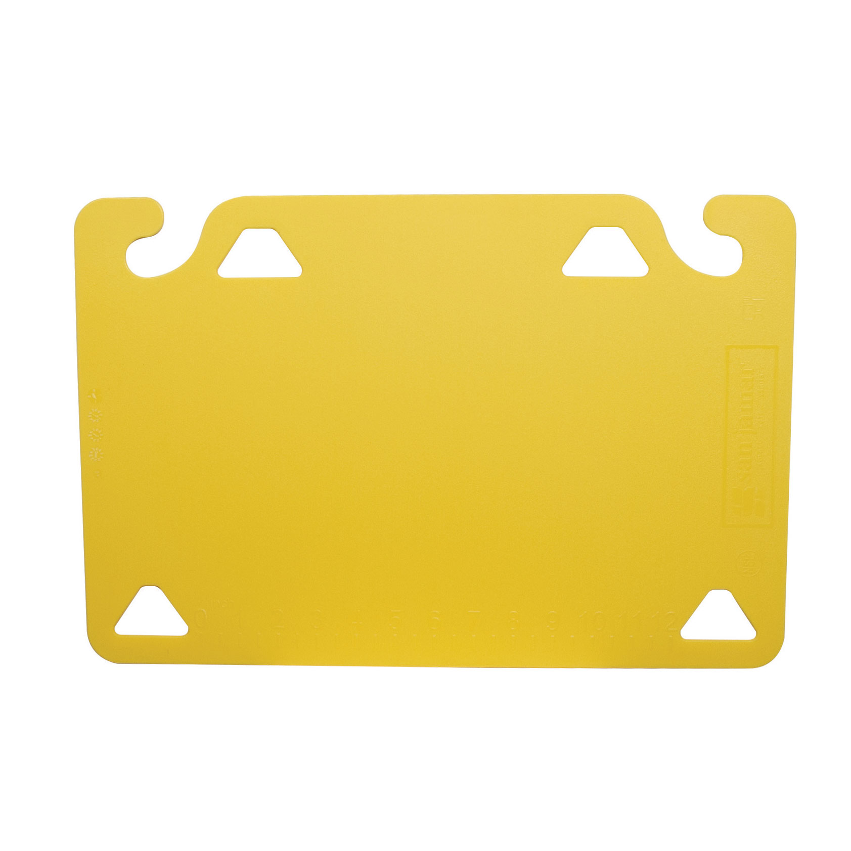 San Jamar, CBQG1824YL, Cutting Board, Plastic