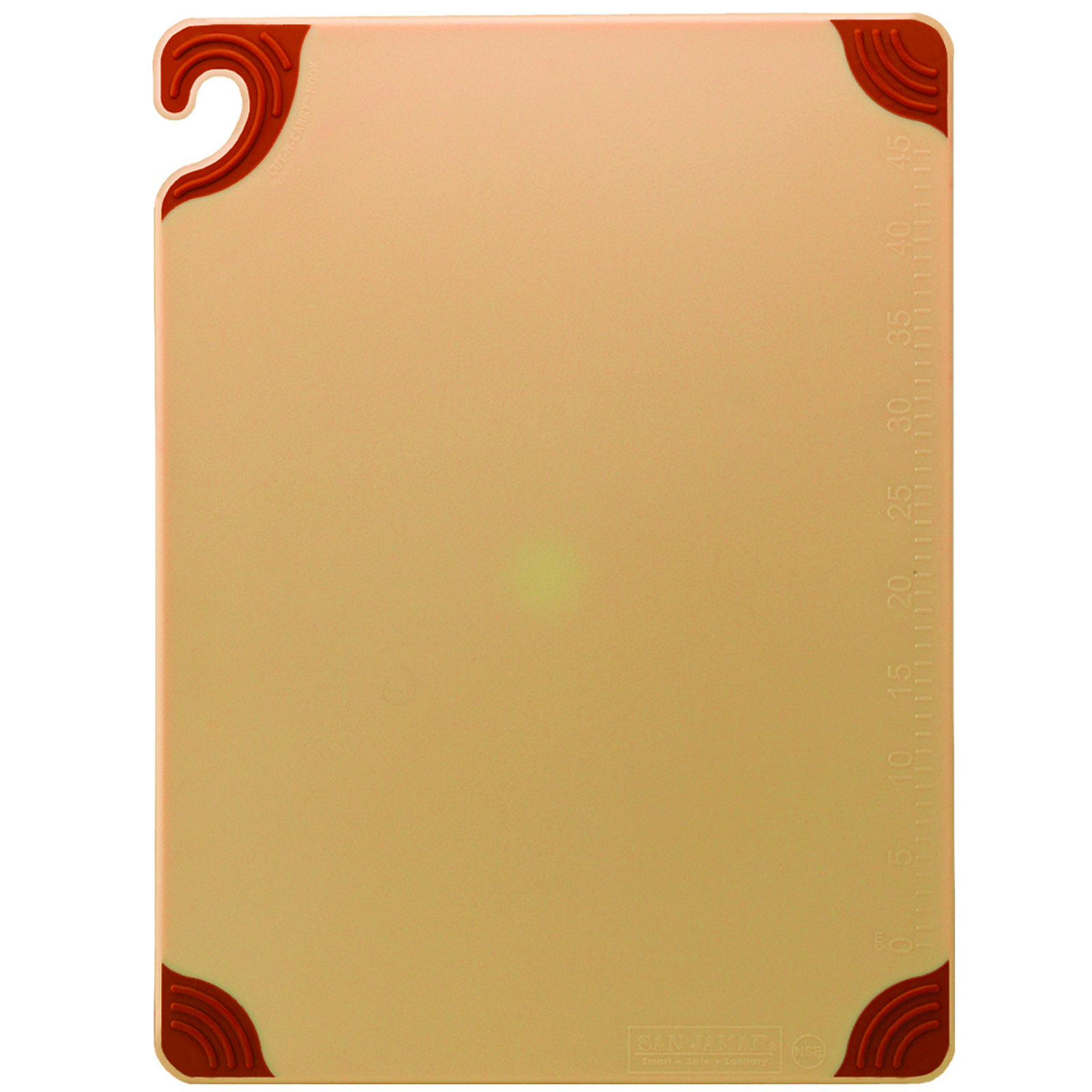 San Jamar, CBG152012BR, Cutting Board, Plastic