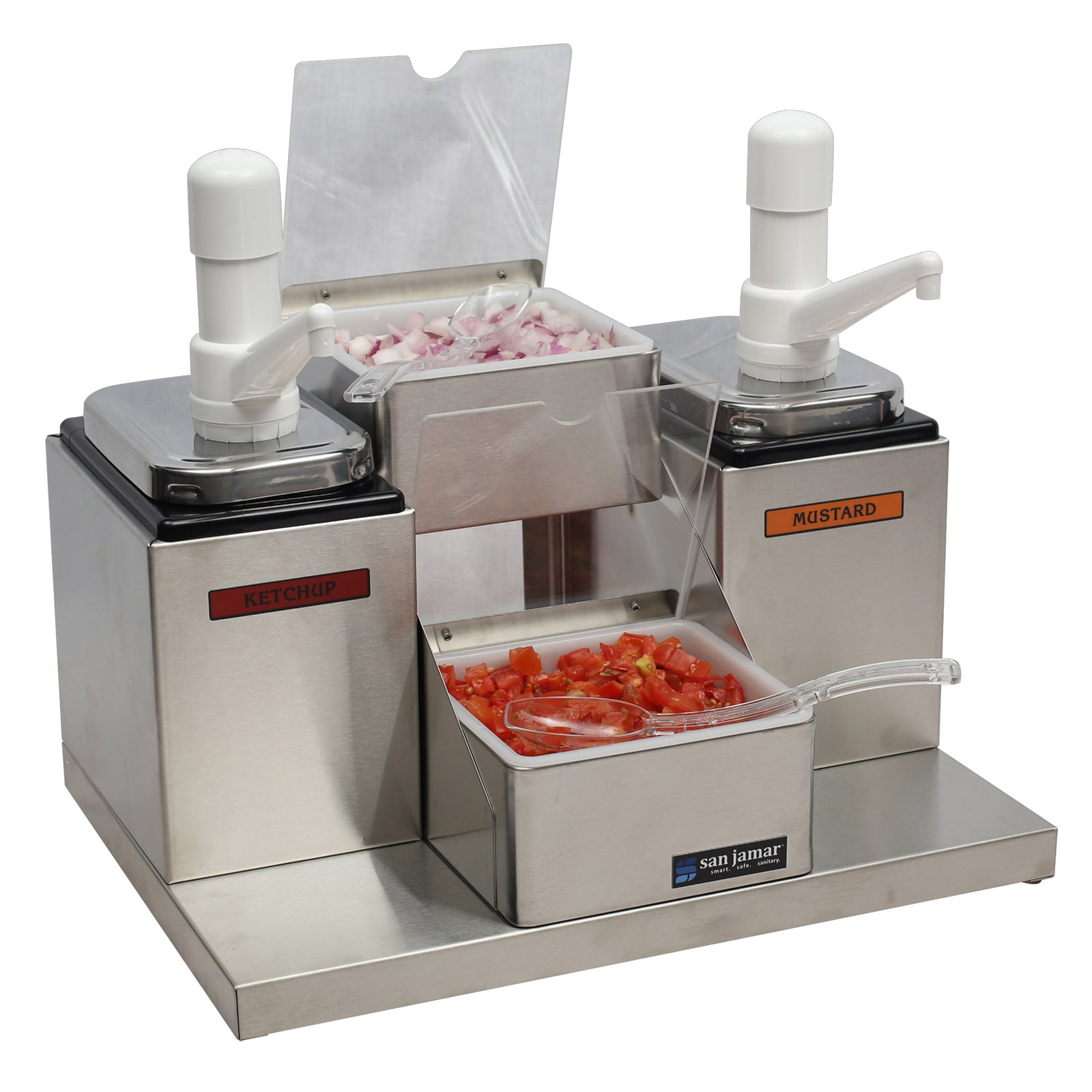 San Jamar, P9725, Condiment Dispenser Pump-Style
