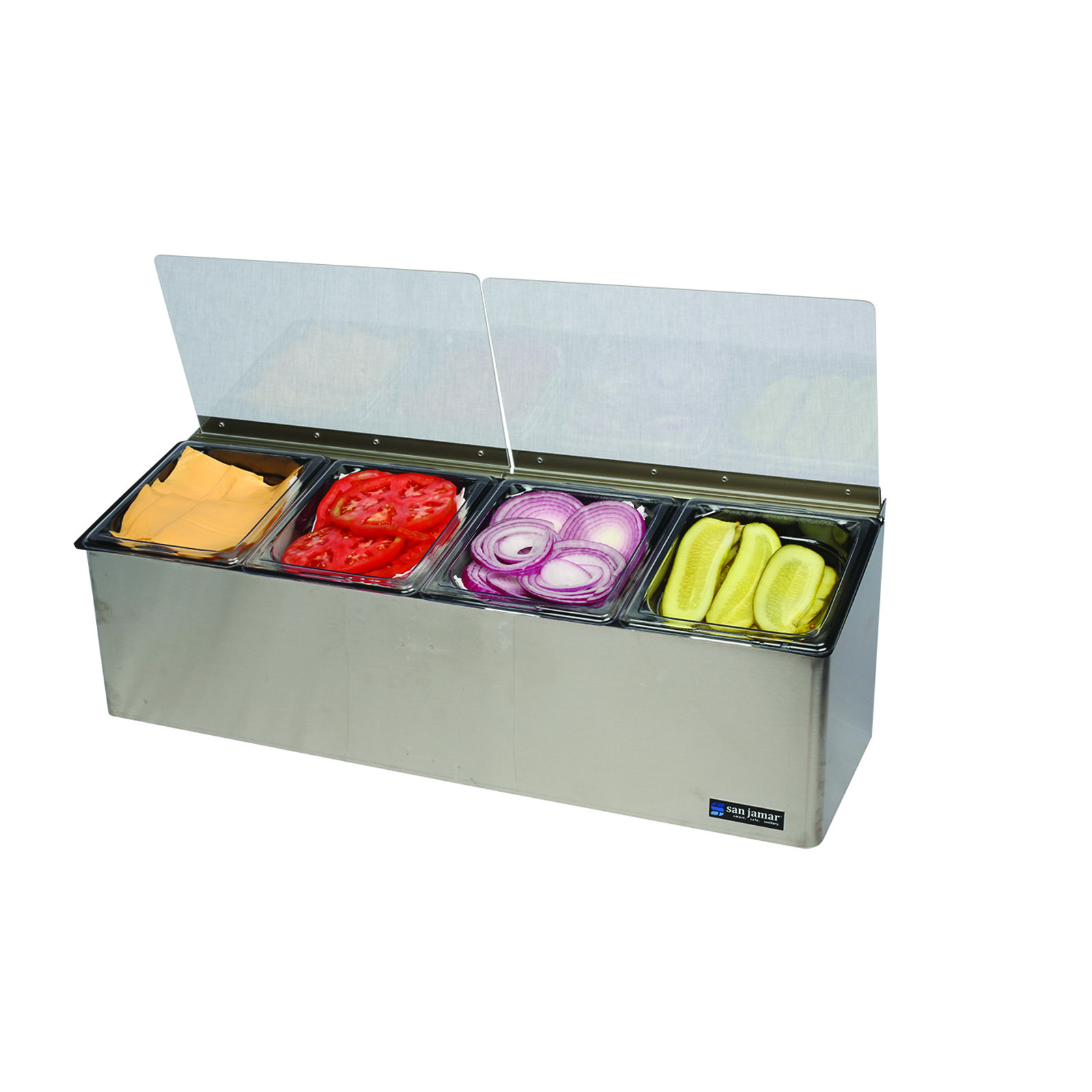 San Jamar, FP8244FL, Condiment Caddy, Countertop Organizer