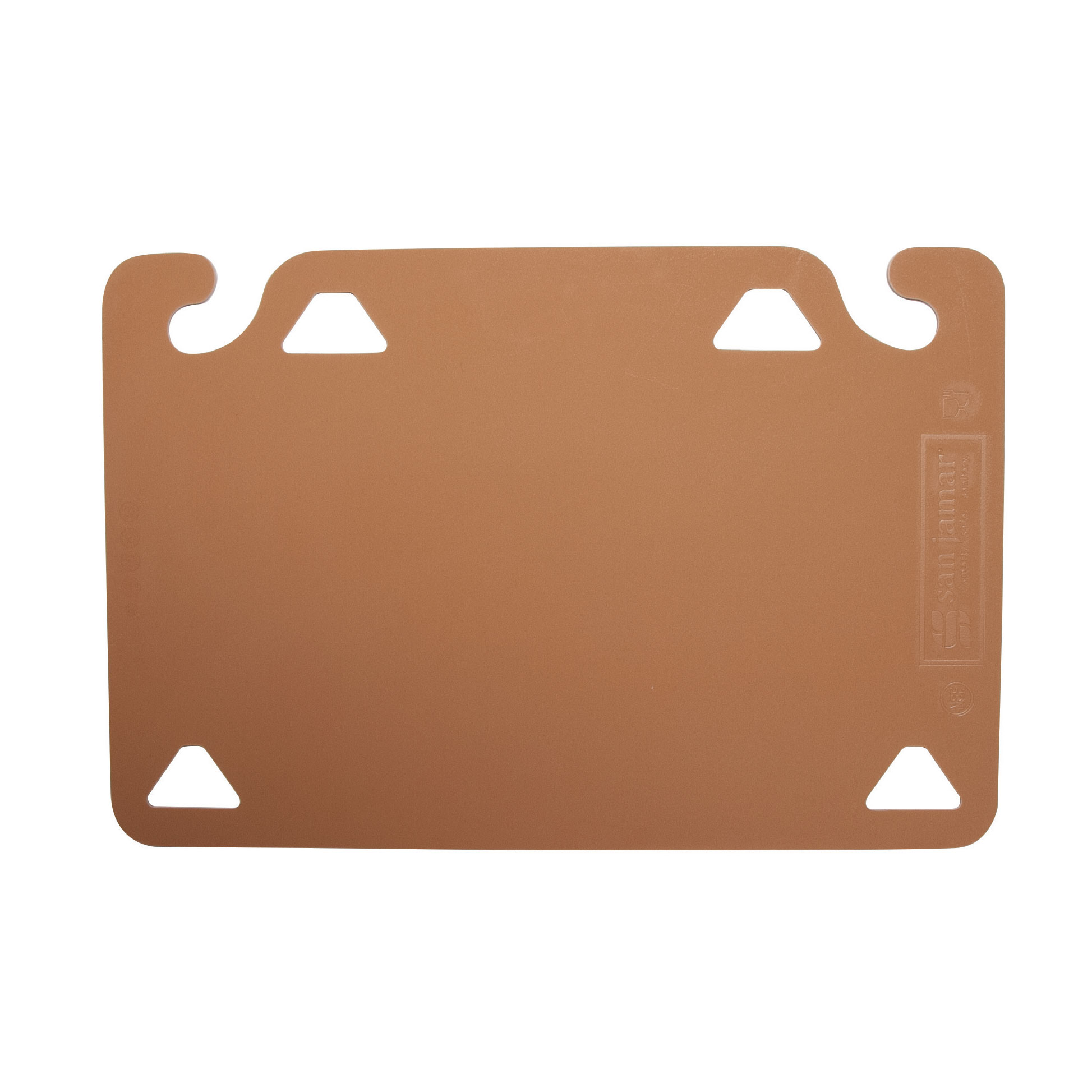 San Jamar, CBQGSC1824BR, Cutting Board, Plastic