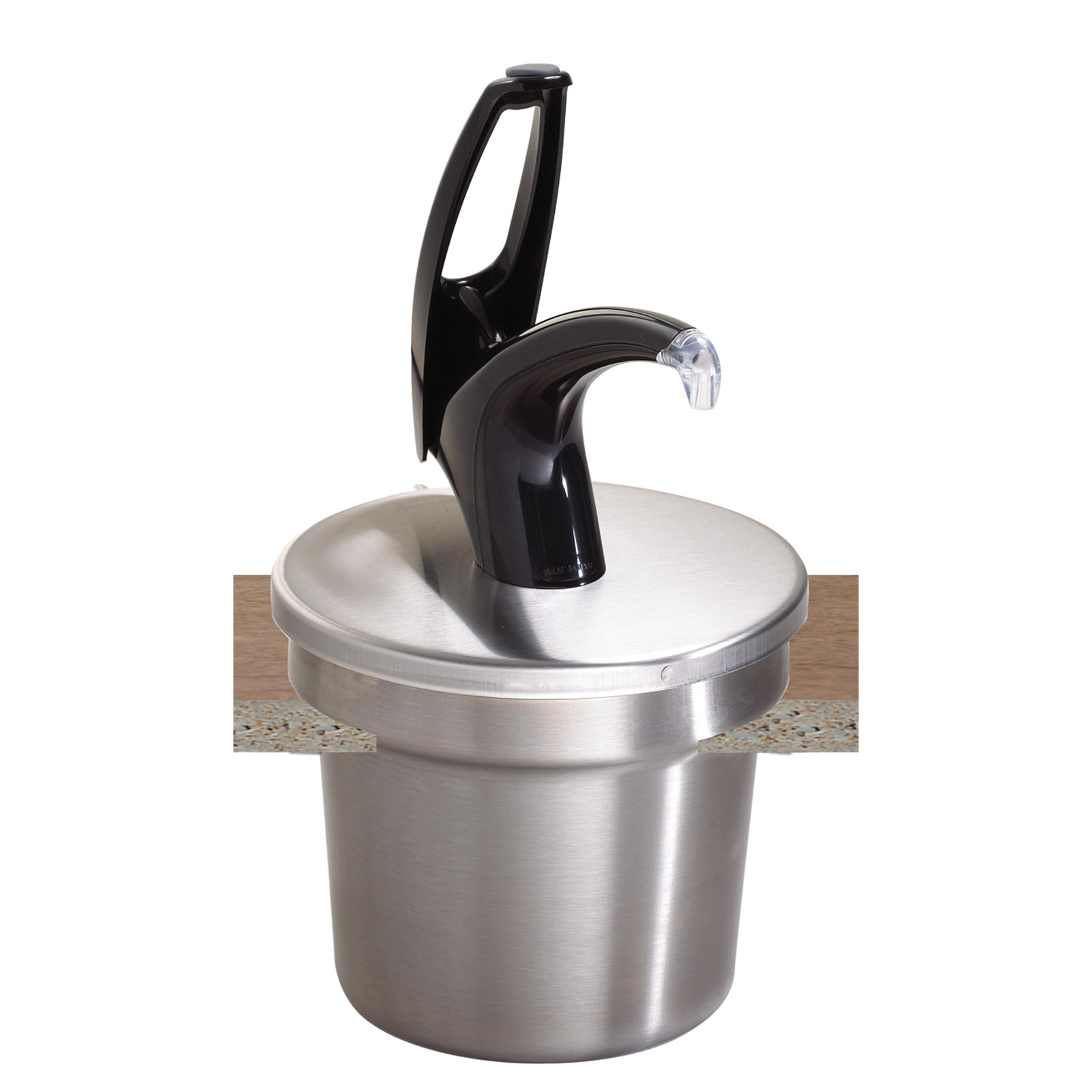 San Jamar, P4710BK, Condiment Dispenser Pump-Style