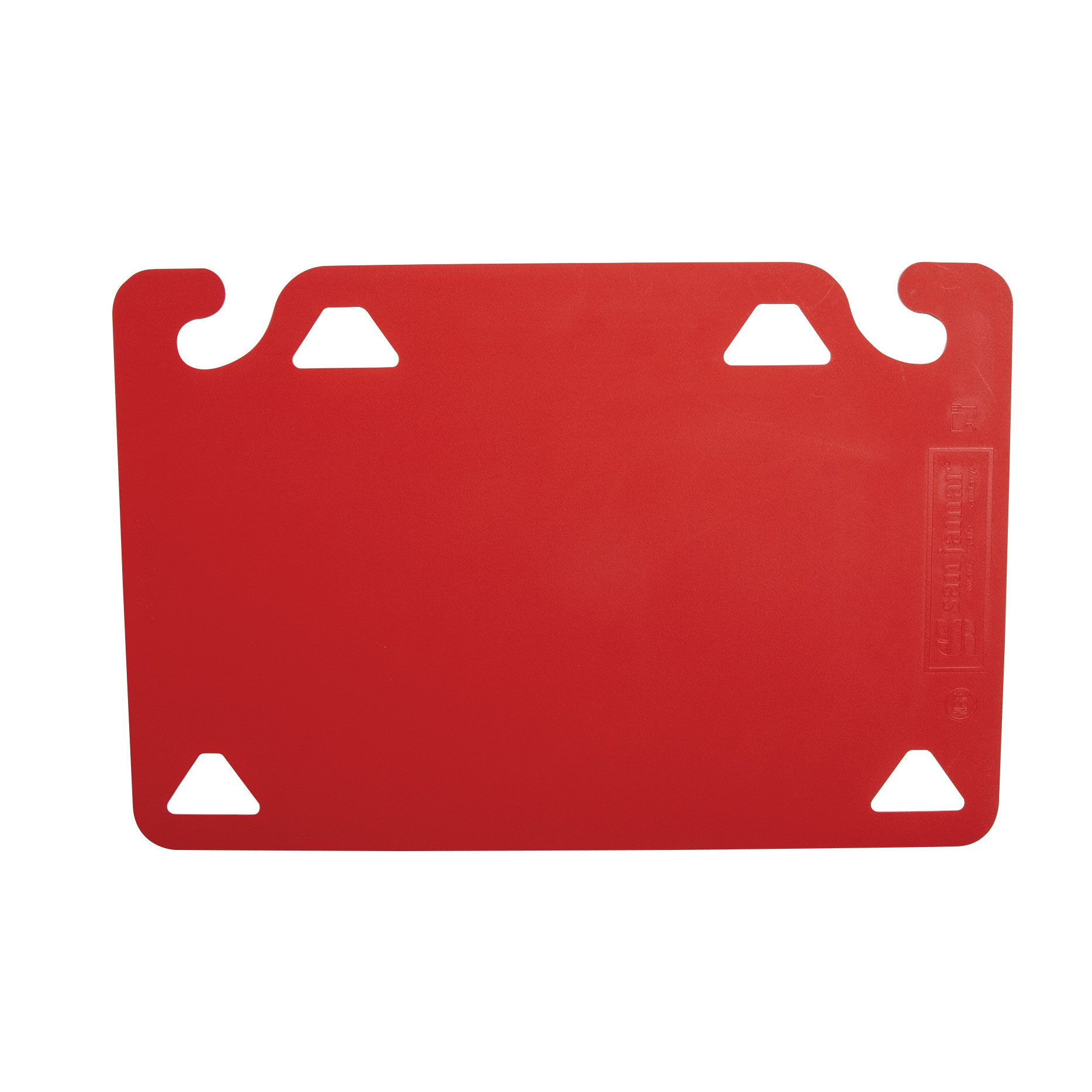 San Jamar, CBQGSC1824RD, Cutting Board, Plastic