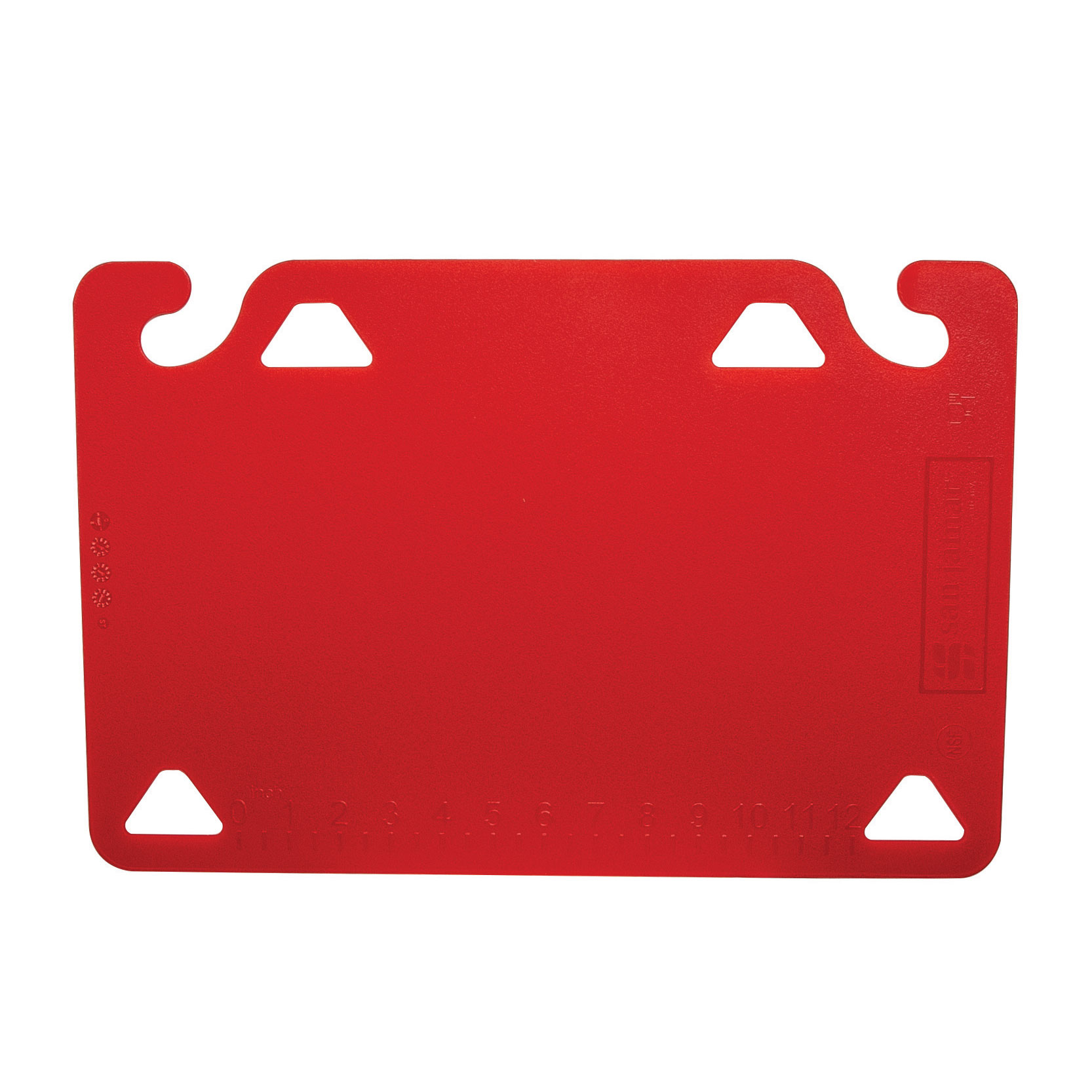 San Jamar, CBQG1824RD, Cutting Board, Plastic