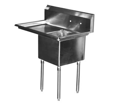 Serv-Ware, E1CWP2424L-24, Sink, (1) One Compartment