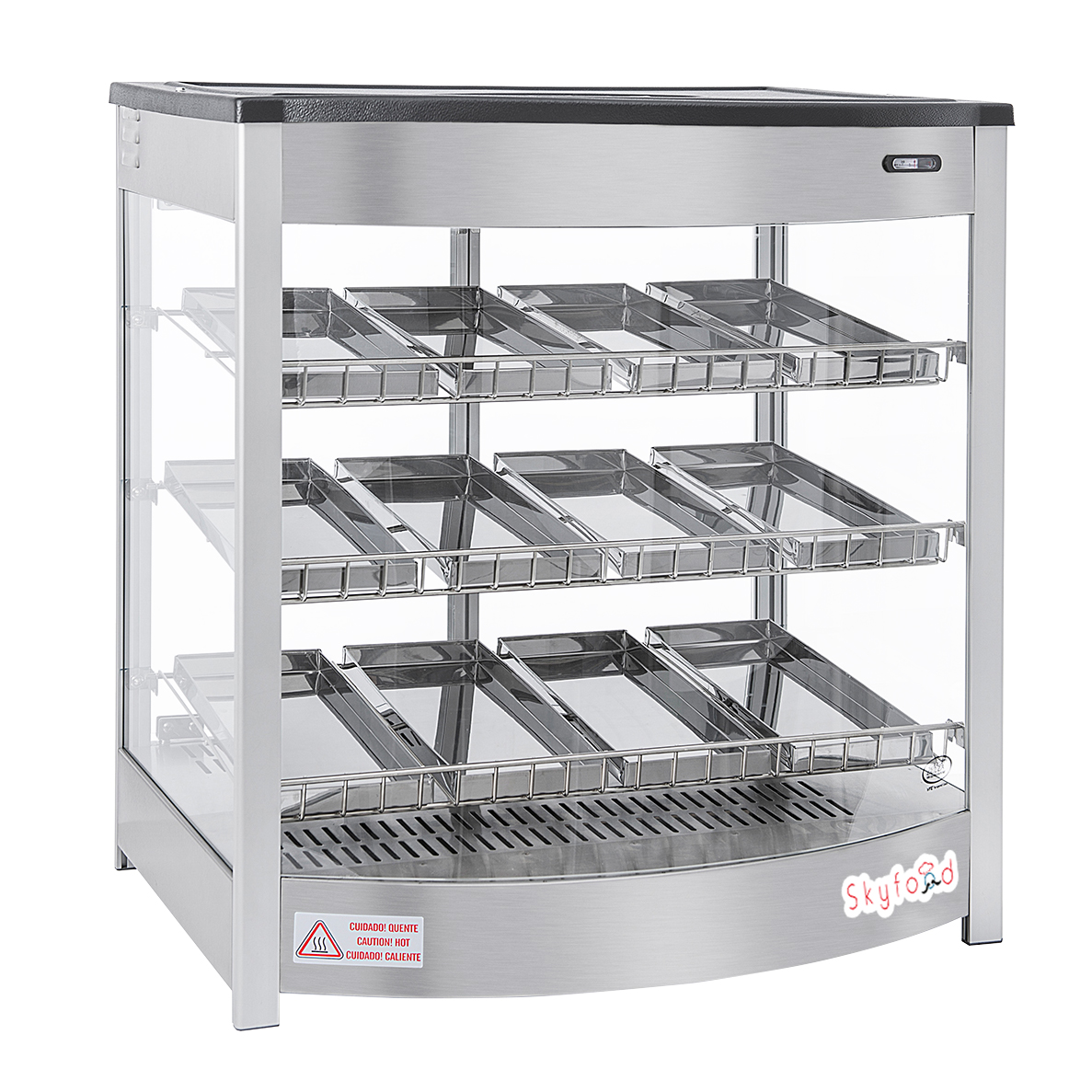 Skyfood Equipment, FWD3S12P, Display Case, Heated Deli, Countertop