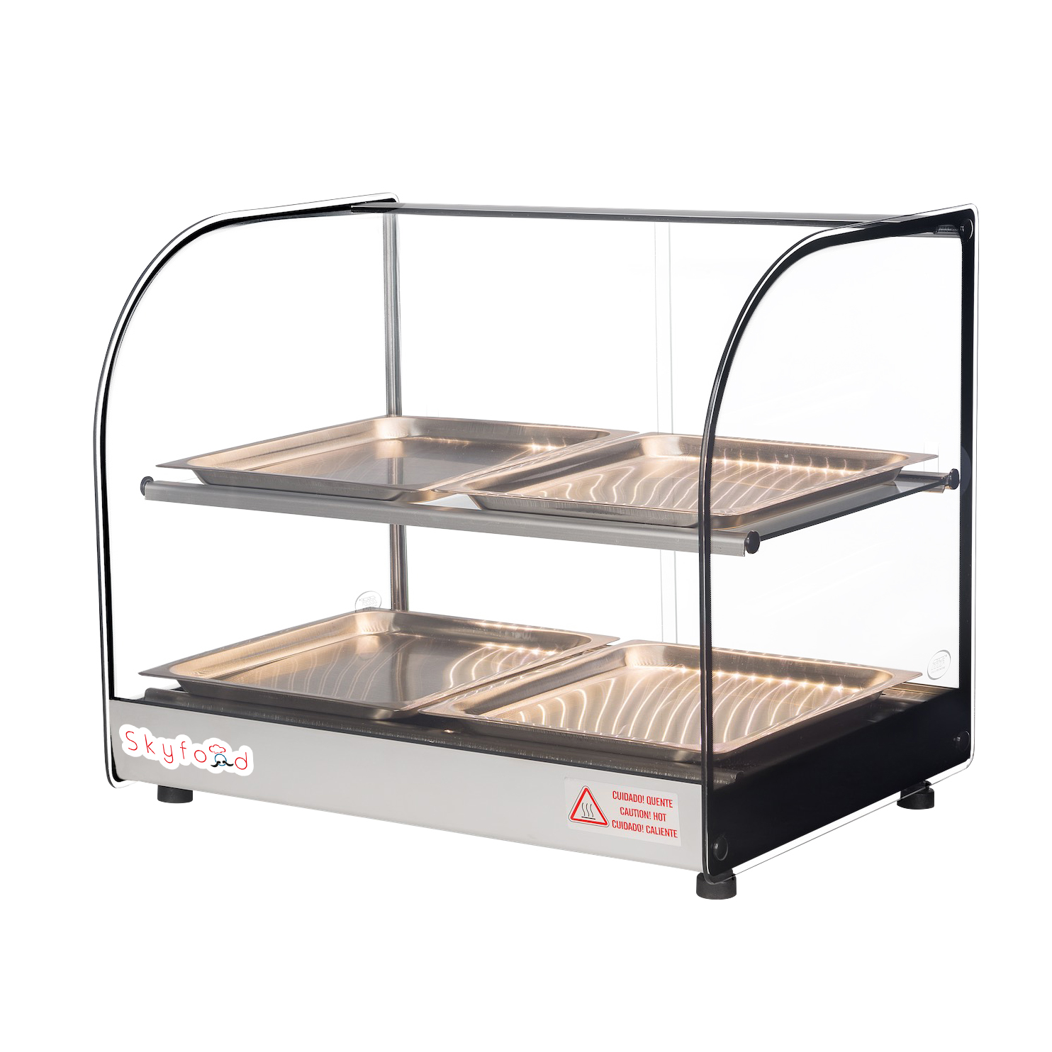 Skyfood Equipment, FWDC2-22-4P, Display Case, Heated Deli, Countertop