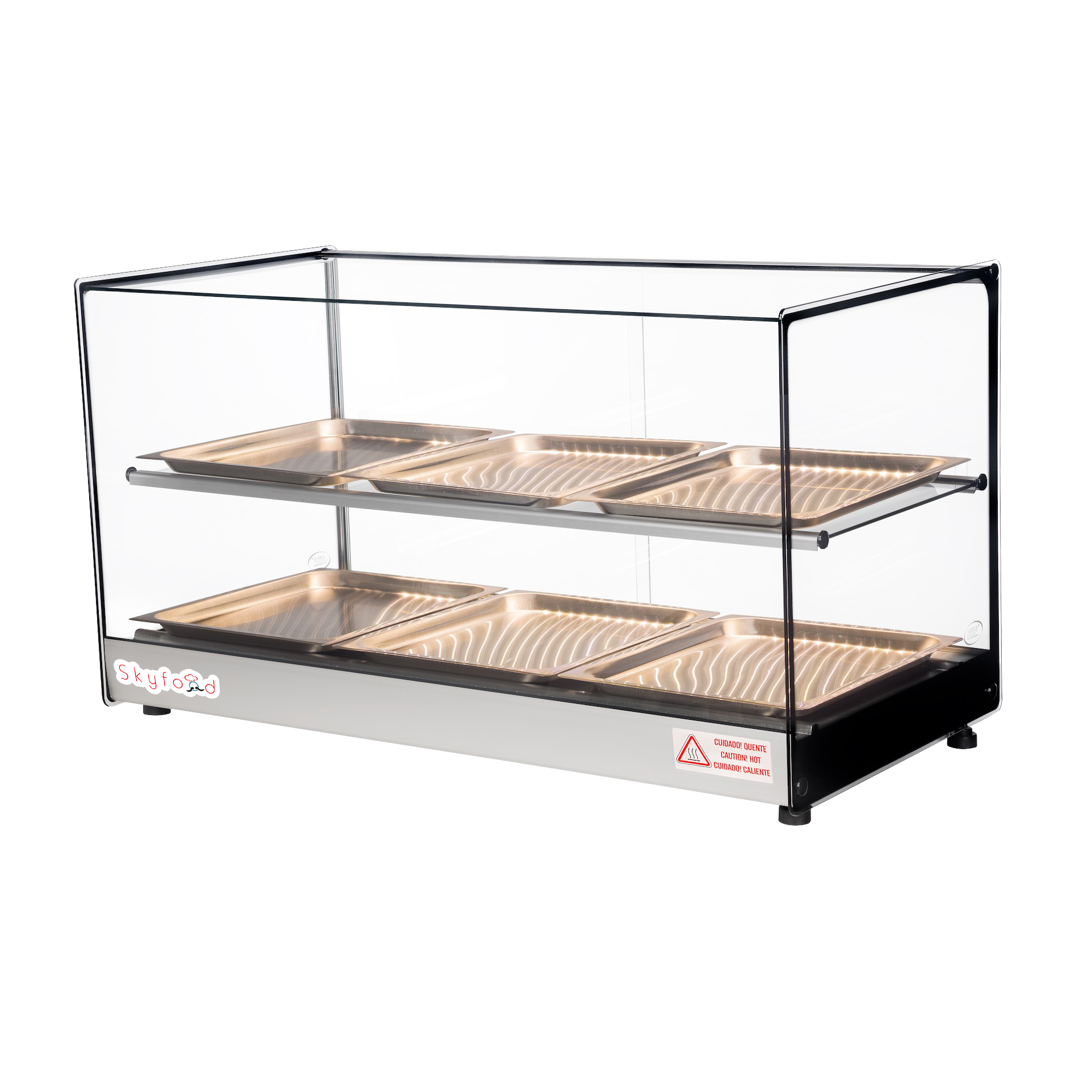 Skyfood Equipment, FWDS2-33-6P, Display Case, Heated Deli, Countertop