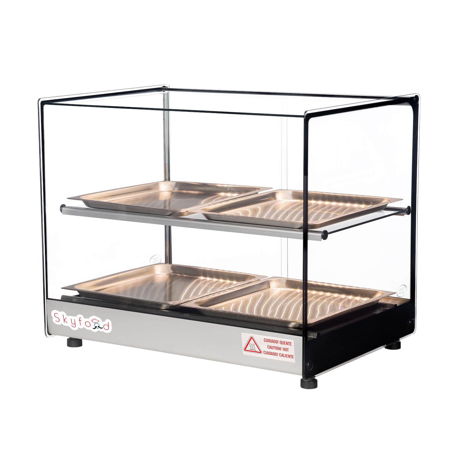 Skyfood Equipment, FWDS2-22-4P, Display Case, Heated Deli, Countertop