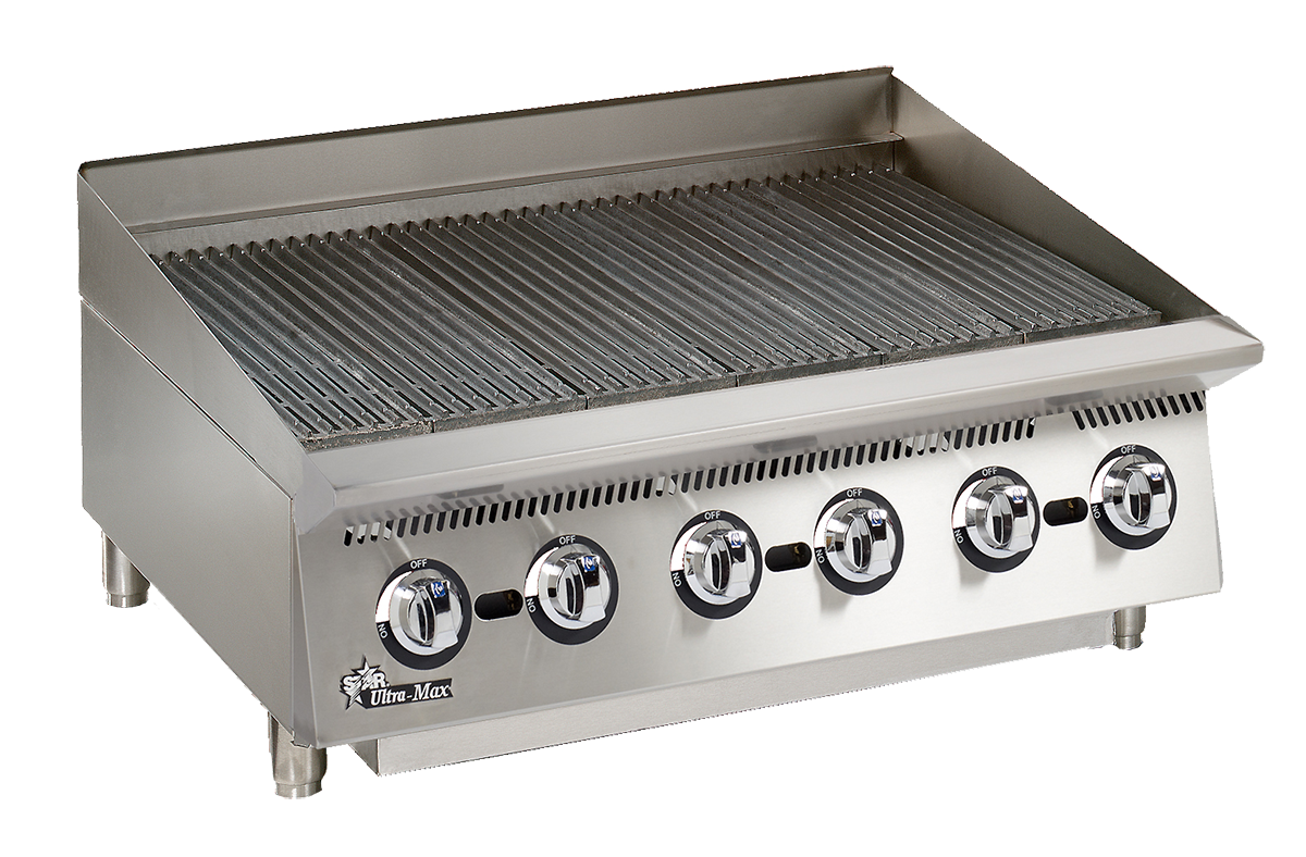 Star, 8H-8136RCBB, Charbroiler, Gas, Countertop