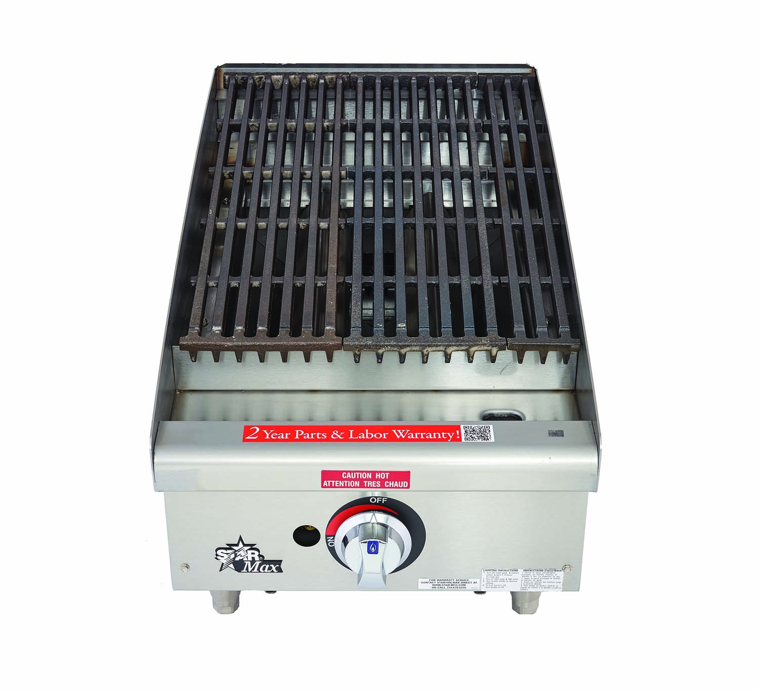 Star, 8H-6115RCBF, Charbroiler, Gas, Countertop