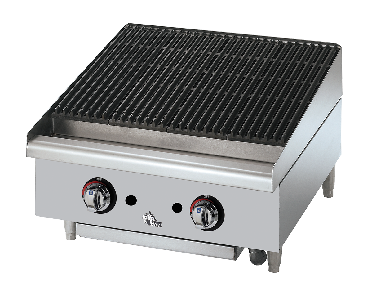 Star, 8H-6124RCBF, Charbroiler, Gas, Countertop