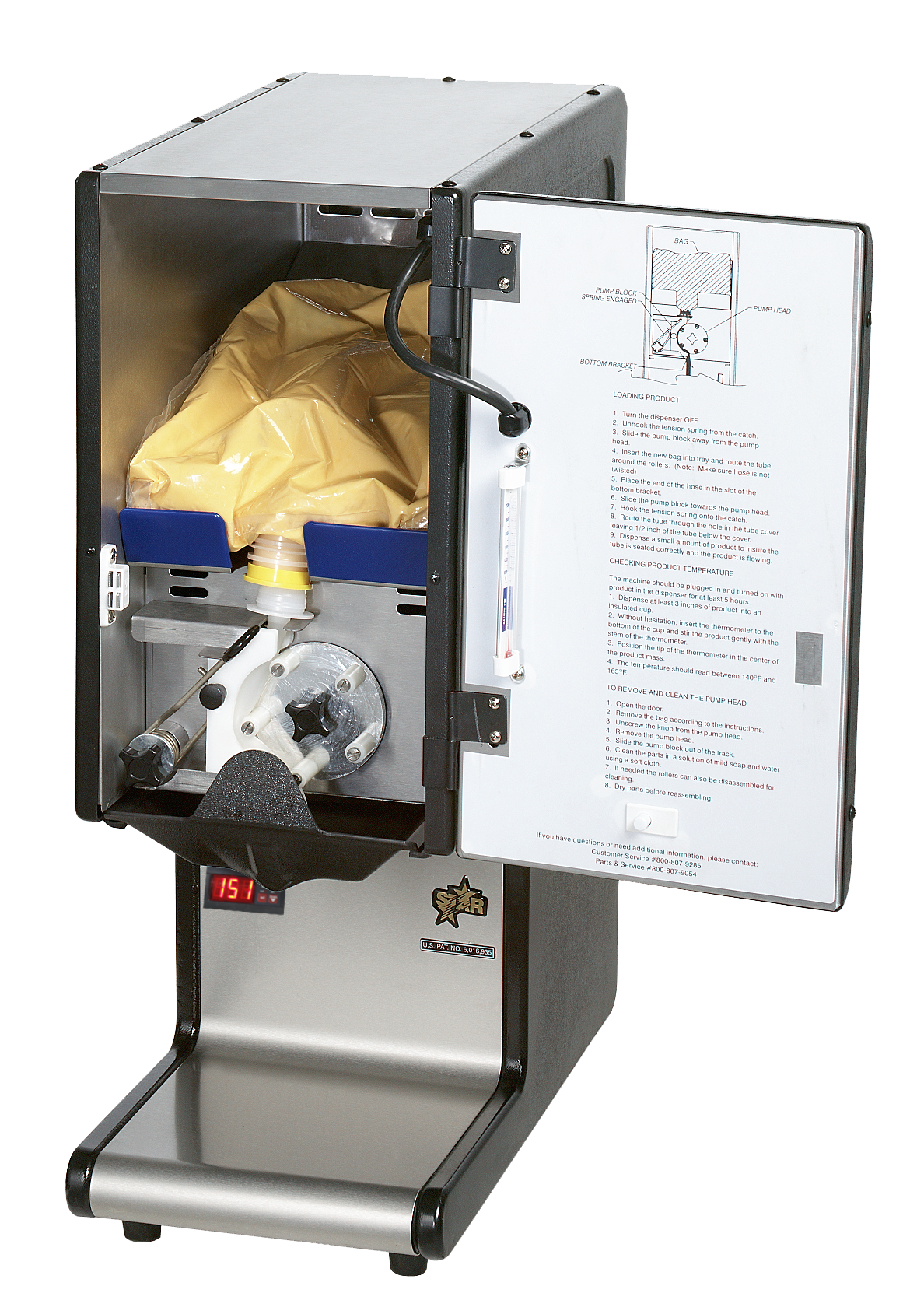 Star, HPDE1H, Hot Food Dispenser, 120V, 9.6