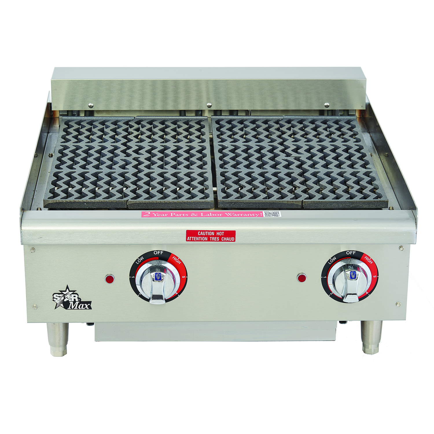 Star, 5124CF, Charbroiler, 208V, Electric, Medium-Duty