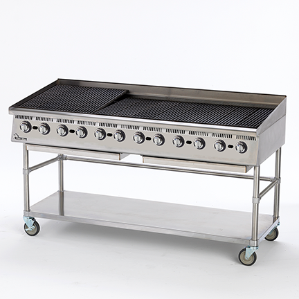 Star, 8172RCBB, Charbroiler, Gas, Countertop, Heavy-Duty, 72.0 Inch