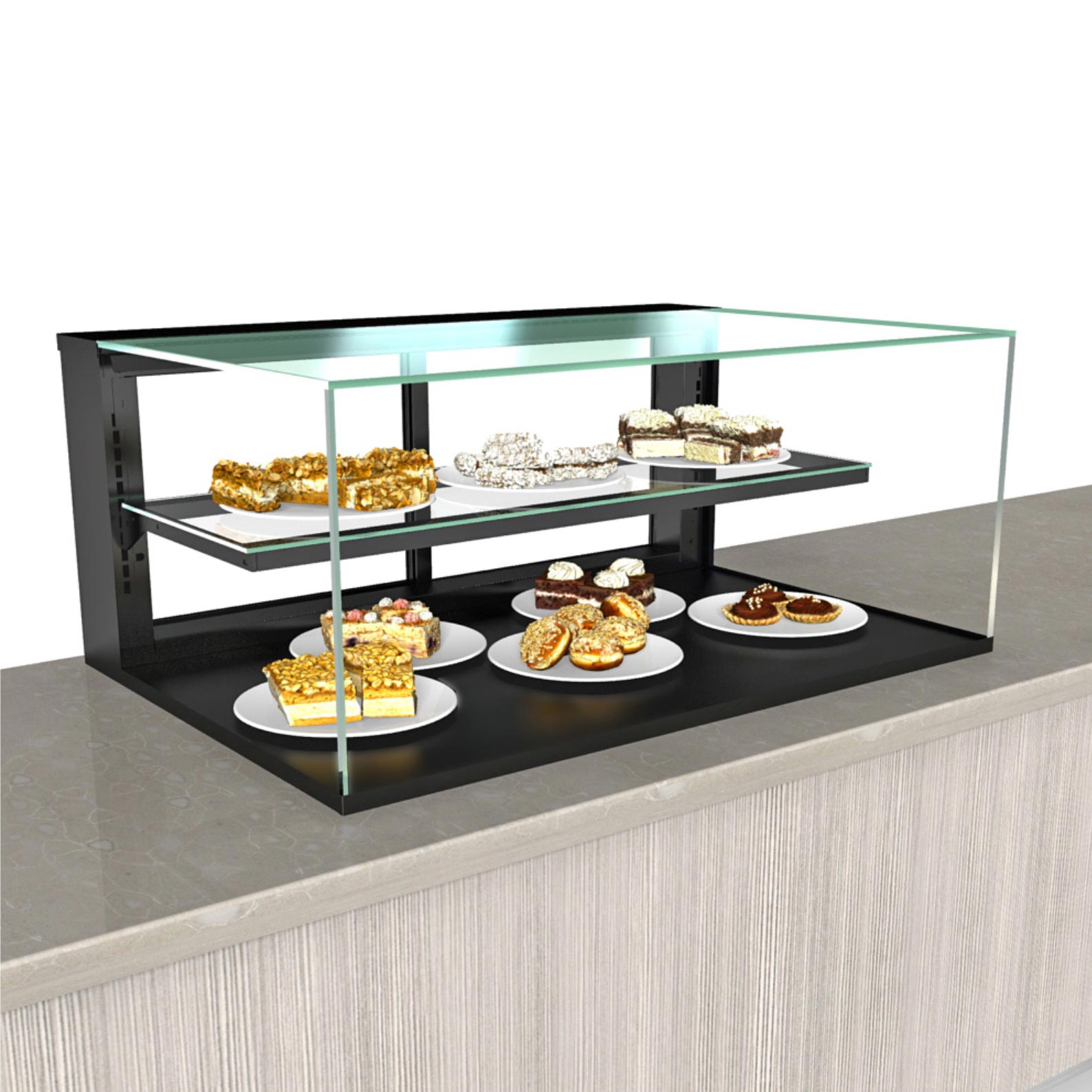 Structural Concepts, NR4820DSV, Display Case, Non-Refrigerated Countertop
