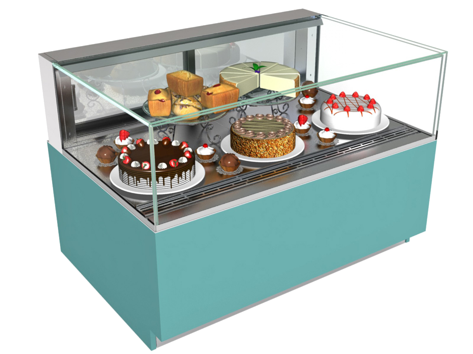 Structural Concepts, NR3633RSV, Display Case, Refrigerated