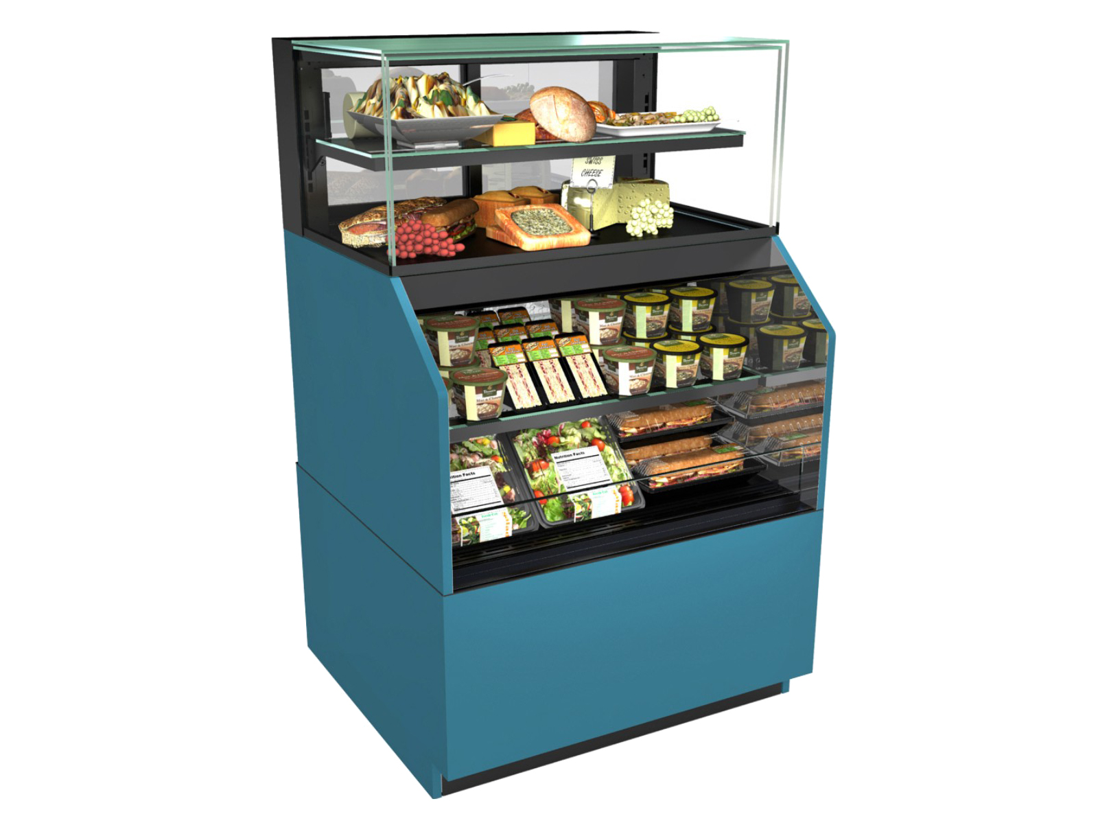 Structural Concepts, NR6058RRSSV, Display Case, Refrigerated/Non-Refrig