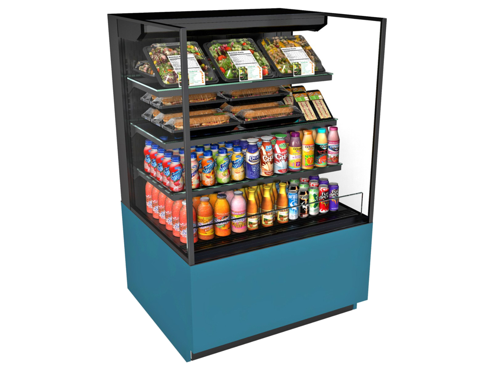 Structural Concepts, NR7255RSSV, Merchandiser, Open Refrigerated Display