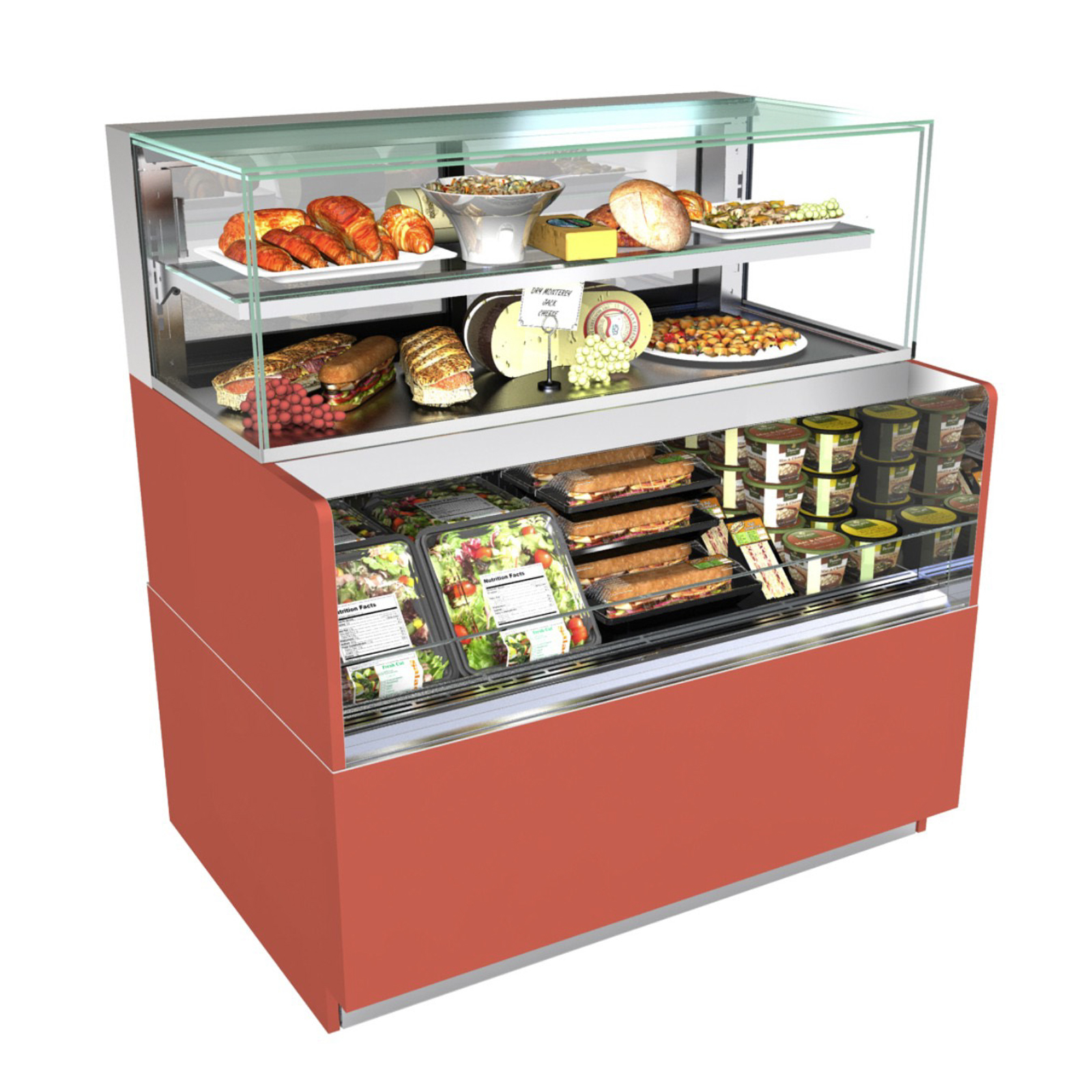 Structural Concepts, NR6051RRSSV, Display Case, Refrigerated/Non-Refrig
