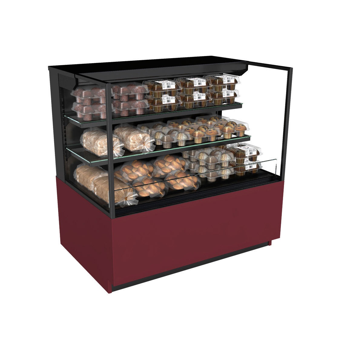 Structural Concepts, NR3647DSSV, Display Case, Non-Refrigerated, Self-Serve