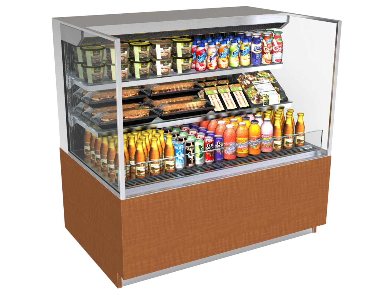 Structural Concepts, NR6047RSSV, Merchandiser, Open Refrigerated Display