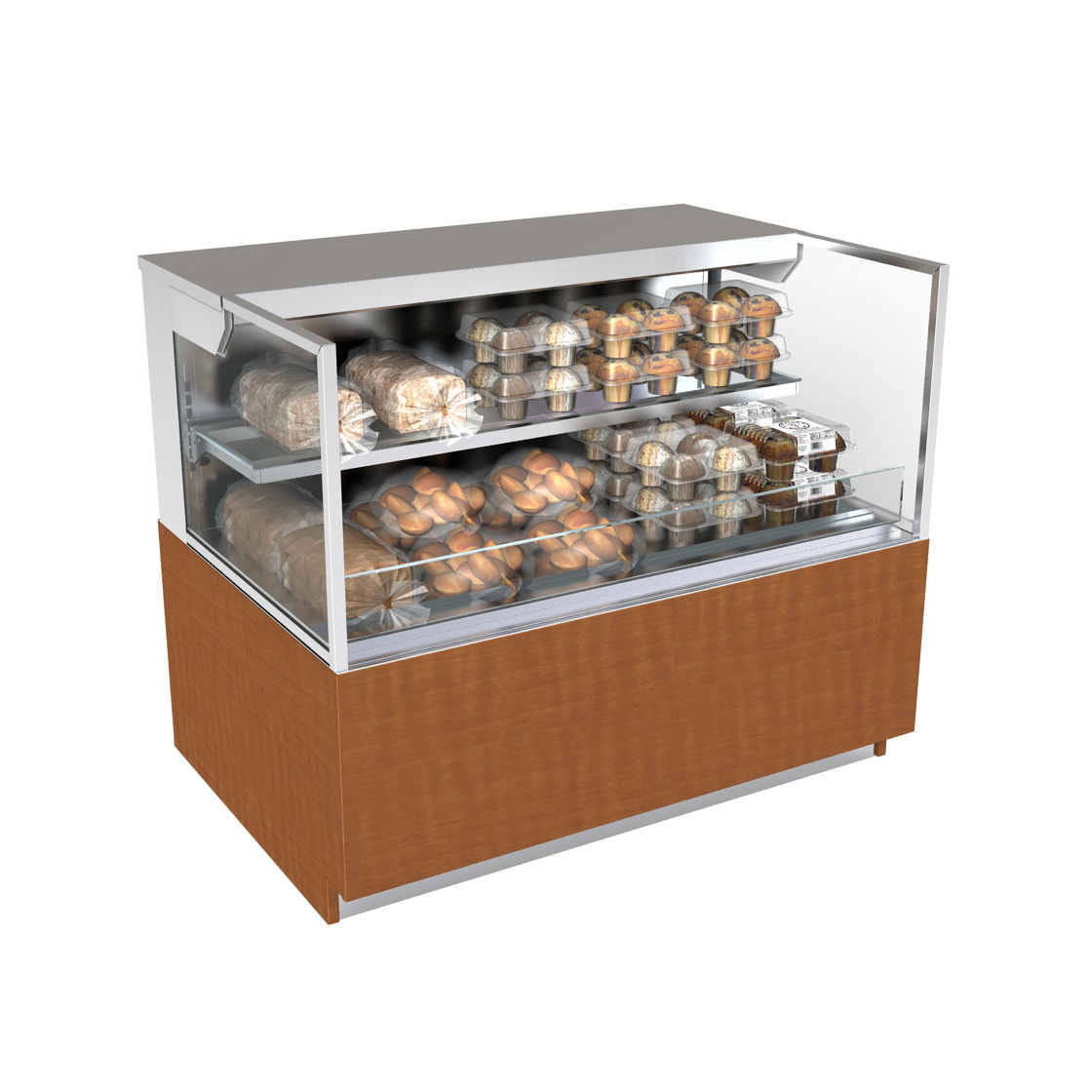 Structural Concepts, NR4840DSSV, Display Case, Non-Refrigerated, Self-Serve