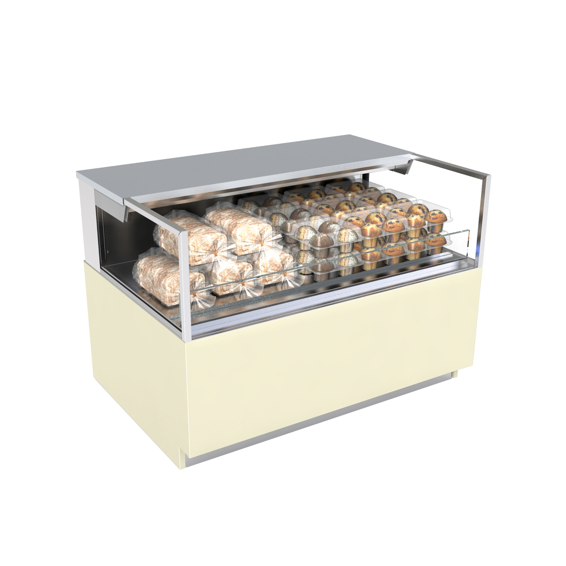 Structural Concepts, NR3633DSSV, Display Case, Non-Refrigerated, Self-Serve