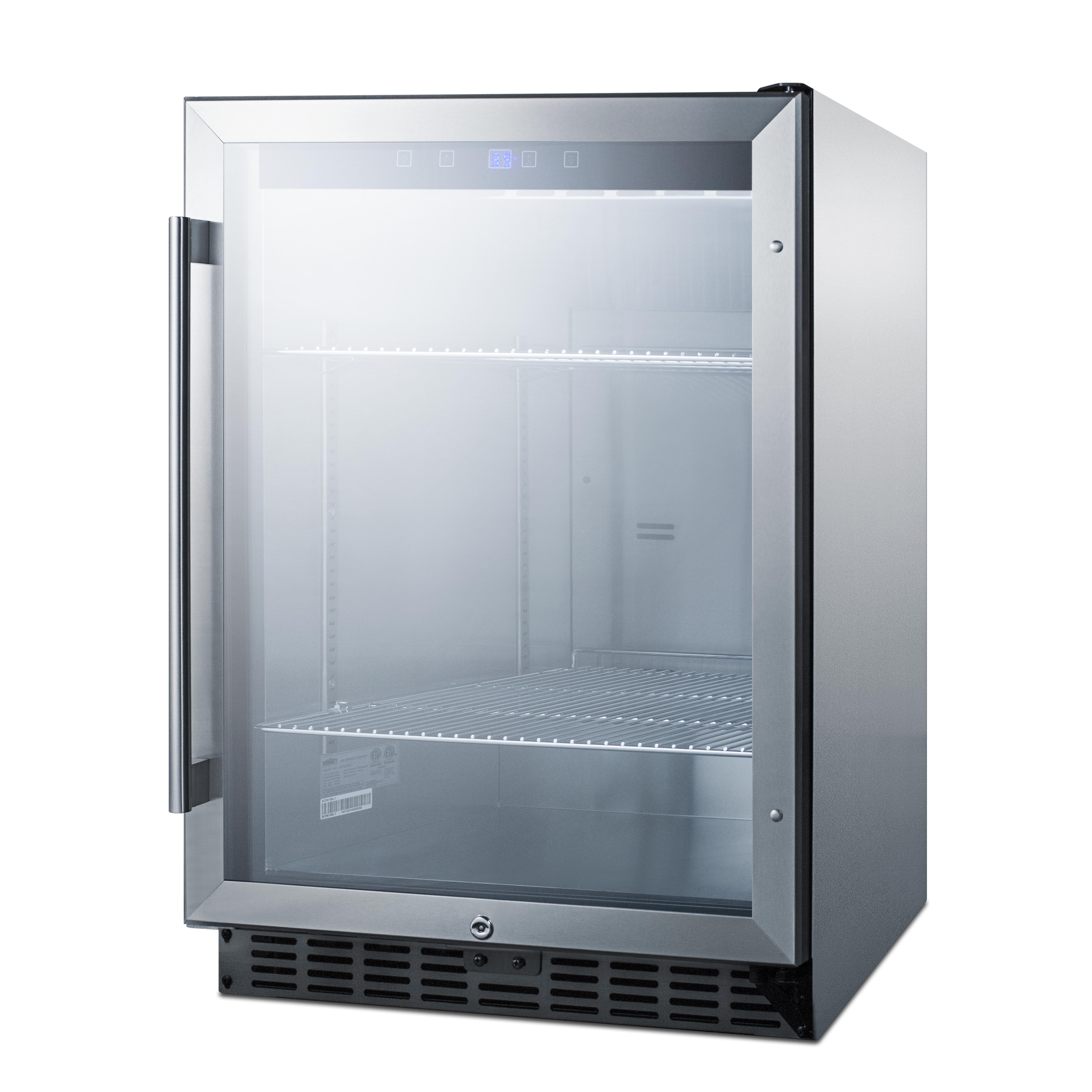 Summit Appliance, SCR611GLOS, Refrigerator, Merchandiser, Countertop