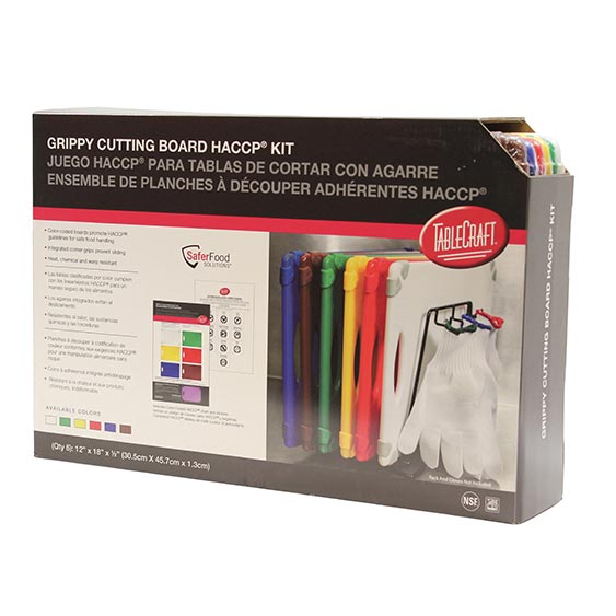 TableCraft Products, CBG1218APK6, Cutting Board, Plastic