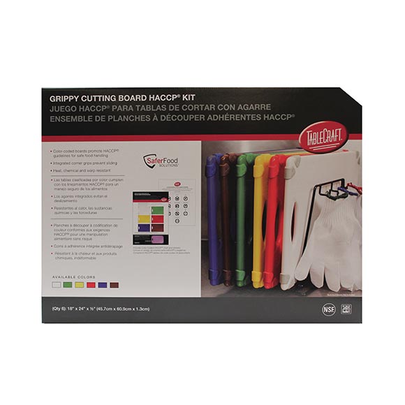TableCraft Products, CBG1824APK6, Cutting Board, Plastic