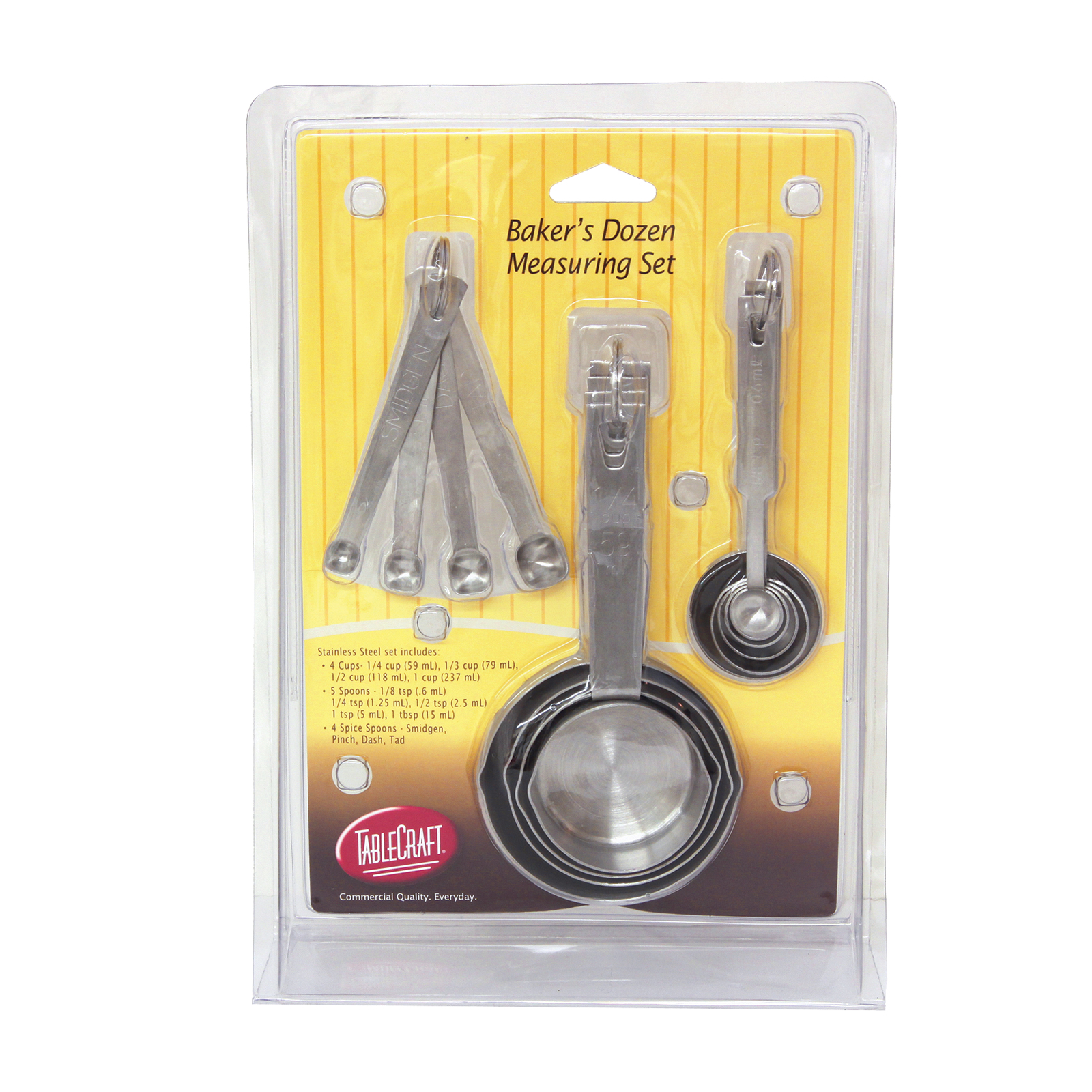 TableCraft Products, H726, Measuring Spoons