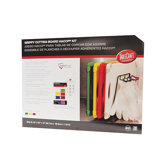 TableCraft Products, CBG1824APK4, Cutting Board, Plastic