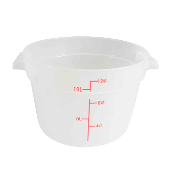 Thunder Group, PLRFT312TL, Food Preparation; Round Food Storage Container & Cover