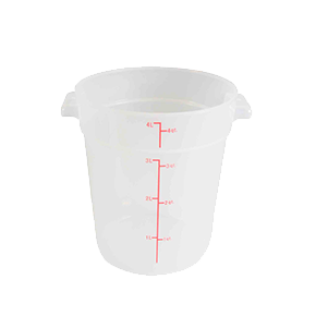 Thunder Group, PLRFT304TL, Food Preparation; Round Food Storage Container & Cover