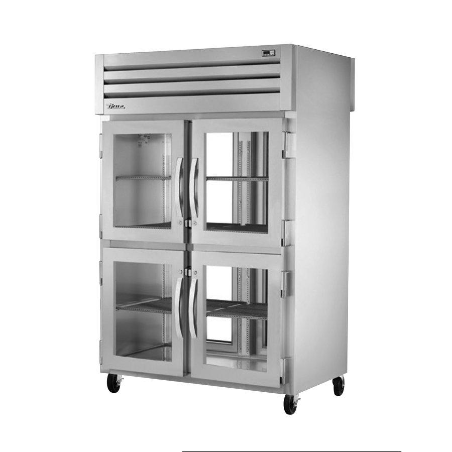 True Manufacturing, STG2RPT-4HG-2G-HC, Refrigerator, Pass-Thru