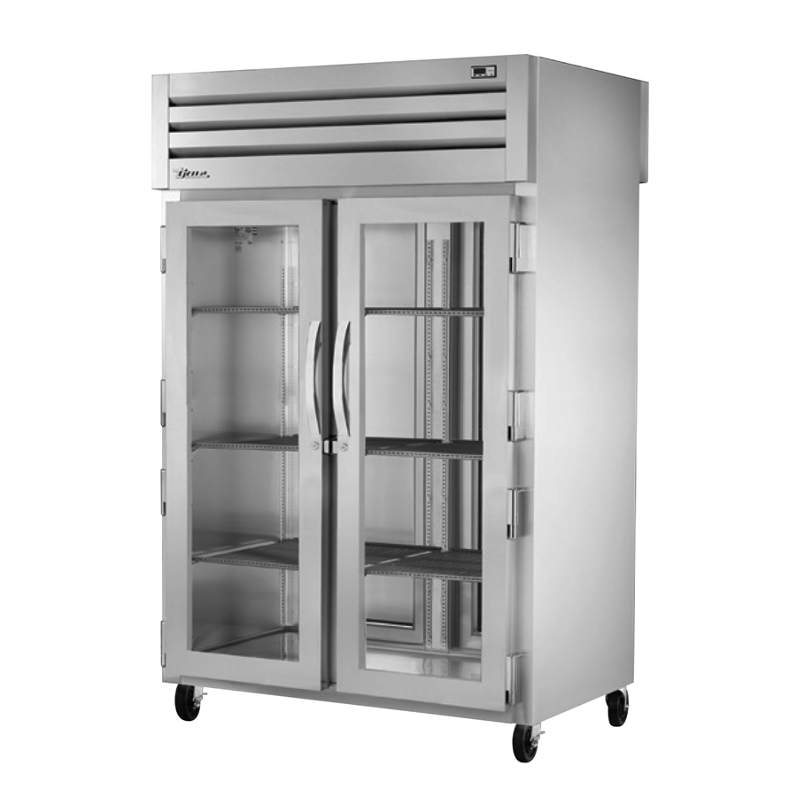 True Manufacturing, STG2RPT-2G-2S-HC, Refrigerator, Pass-Thru
