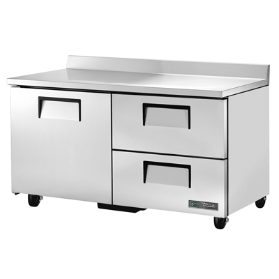 True Manufacturing, TWT-60D-2-HC, Refrigerated Counter, Work Top