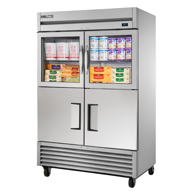 True Manufacturing, T-49-2-G-2-HC~FGD01, Refrigerator, Reach-In